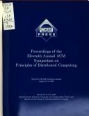 Proceedings of the Annual Acm Symposium on Principles of Distributed Computing