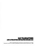 Sae Transactions and Literature Developed During 1982 (Annual Index/Abstracts of Sae Technical Papers)