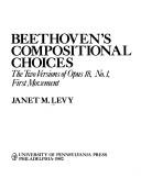 Beethoven's compositional choices