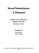 Sexual nomenclature