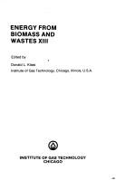 Energy from Biomass and Wastes Xiii