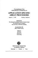 Proceedings of the International Conference on Application Specific Array Processors