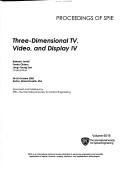 Three-dimensional TV, Video, and Display (SPIE Conference Proceedings)