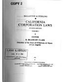 Ballantine & Sterling California Corporation Laws, Set