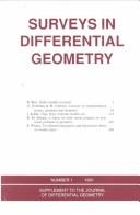Surveys in differential geometry