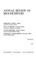 Annual Review of Biochemistry 1979