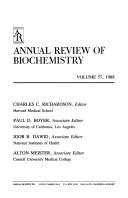 Annual review of biochemistry