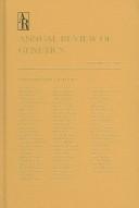 Annual Review of Genetics 2003