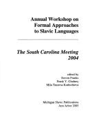 Annual Workshop on Formal Approaches to Slavic Linguistics
