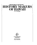 History Makers of Hawaii