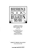Reference books bulletin, 1985-1986