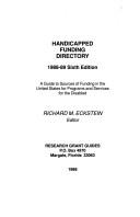 Handicapped Funding Directory, 1988-1989