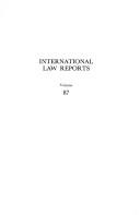 International Law Reports