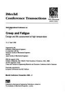 Sixth International Conference on Creep and Fatigue