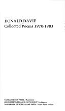 Collected Poems Nineteen Seventy to Nineteen Eighty-Three