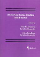 Rhetorical genre studies and beyond