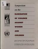 The Elimination of Violence Against Women & Children
