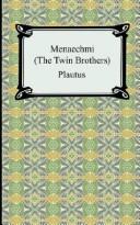 Menaechmi; Or, The Twin-Brothers