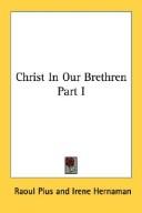 Christ In Our Brethren Part I