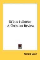 Of His fullness