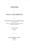 Sketches in Spain and Morocco