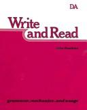 Write and Read Books Ea (Write and Read)
