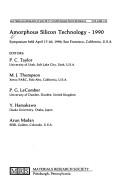 Amorphous Silicon Technology - 1990