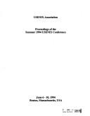 USENIX Summer 1994 Technical Conference Proceedings