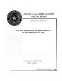 A Guide to Measure the Performance of Information Systems