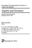 Algebra & Geometry