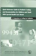 Quick Reference Guide to Pediatric Coding and Documentation Children With Special Health Care Needs