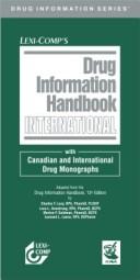 Lexi-Comp's Drug information handbook international