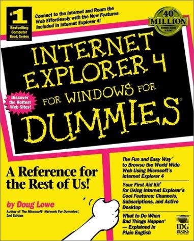 Internet Explorer 4 for Windows for dummies