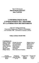 L'informatique dans l'enseignement de l'histoire et la formation des histor