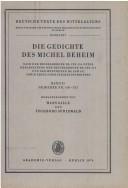 Die Gedichte des Michel Beheim Band Ii