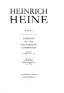 Saekularausgabe 1. Abteilung - Heines Werke in Deuts Cher Sprache