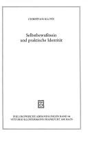 Selbstbewusstsein Und Praktische Identitat