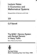 The M/M Infinite Service System with Ranked Servers in Heavy Traffic