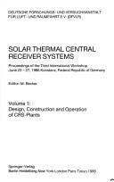 Solar thermal central receiver systems