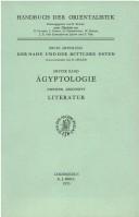 Egyptology : Volume 2 Literatur