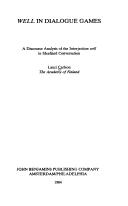 Well in Dialogue Games (Pragmatics & Beyond)