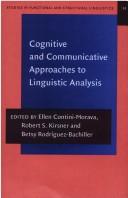 Cognitive and Communicative Approaches to Linguistic Analysis