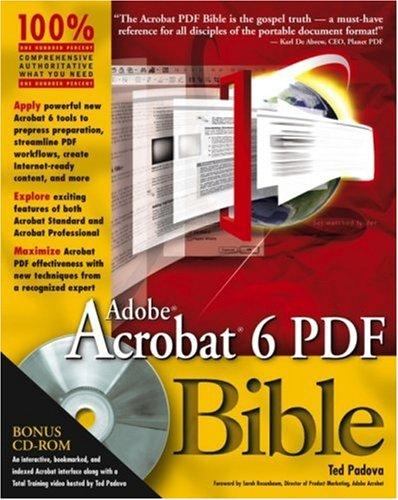 Adobe Acrobat 6 PDF bible