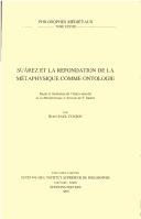 Suárez et la refondation de la métaphysique comme ontologie