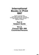International Books in Print 1997