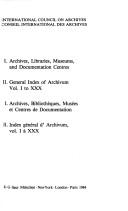 Archives, Libraries, Museums and Information Centers with Index Archivum