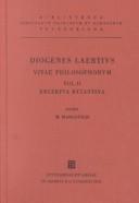 Vitarum Philosophorum Libri, vol. II