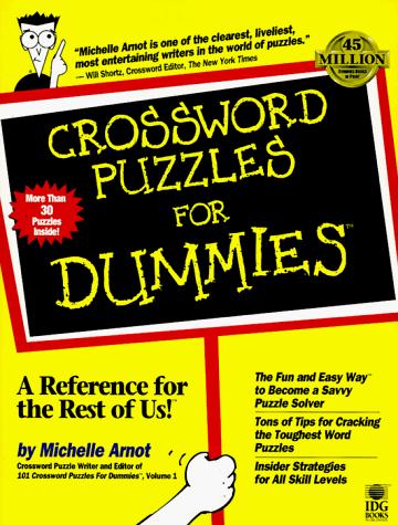 Crossword puzzles for dummies