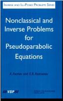 Nonclassical and Inverse Problems for Pseudoparabolic Equations