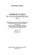 Thermodynamics of nuclear materials 1979